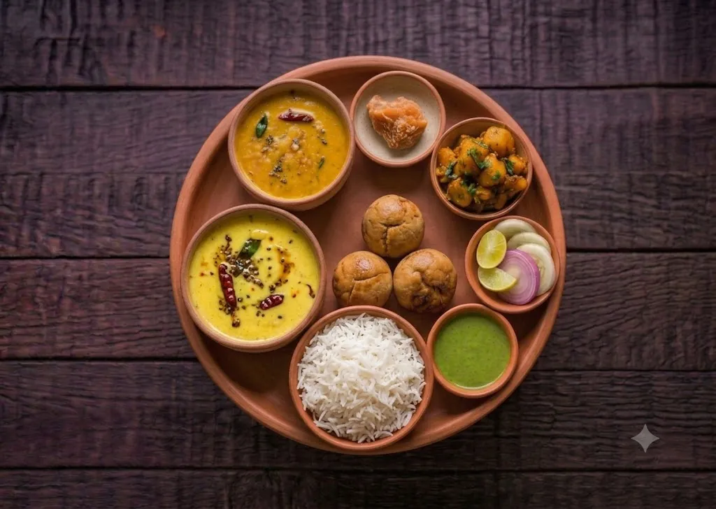 Dal Bati Thali - Premium