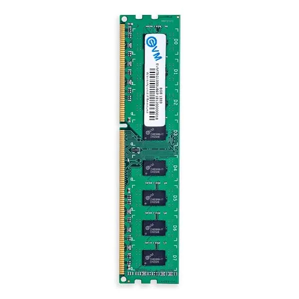 EVM 8GB DDR3 Desktop RAM 1333MHz | Long-DIMM – 1.5V Low Voltage| 240-PIN Pin, Intel & AMD Compatible | High-Speed PC Memory Upgrade | 10 Year Warranty (EVMT8G1333U86P) — Linkbiz SmartDeal's