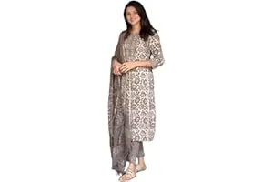 KLOSIA Women's Printed Straight Kurta and Pant with Dupatta Set — Linkbiz SmartDeal's