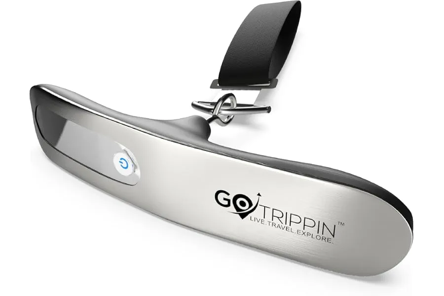 GoTrippin by Destinio Weight Machine for Luggage - 50 kg capacity, Steel body, Lifetime replace — Linkbiz SmartDeal's