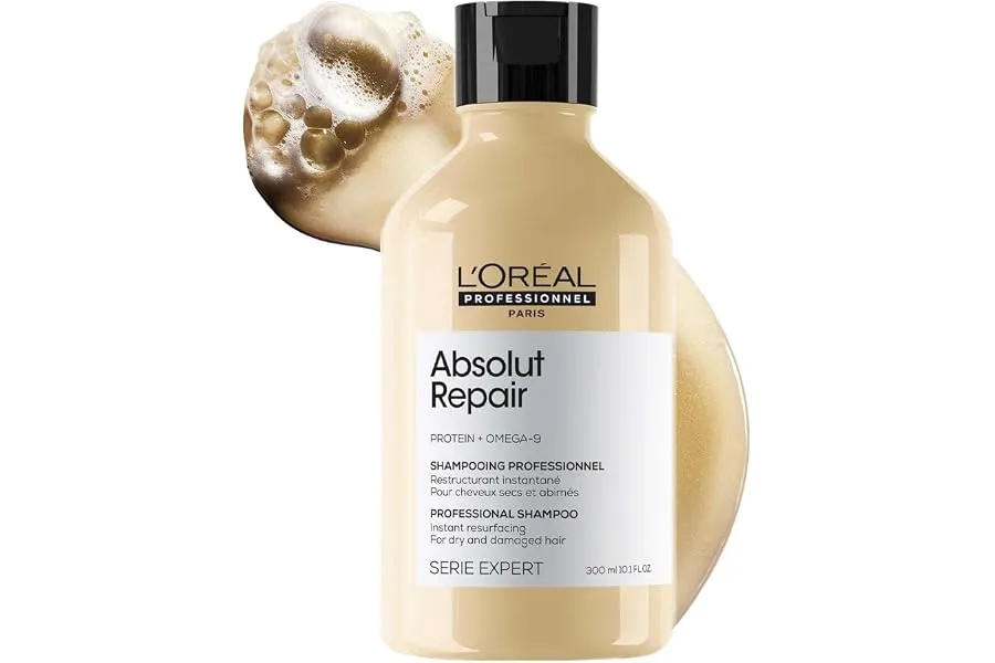 L'Oréal Professionnel Absolut Repair Shampoo for Dry & Damaged Hair - 300ml | Professional sham — Linkbiz SmartDeal's