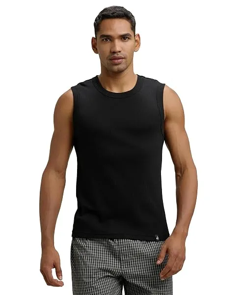 Jockey 9930 Men Super Combed Cotton Rib Solid Round Neck Muscle Vest — Linkbiz SmartDeal's