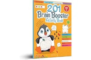 201 Brain Booster Activity Book - Fun Activities And Exercises For Children | Tracing & Pattern — Linkbiz SmartDeal's