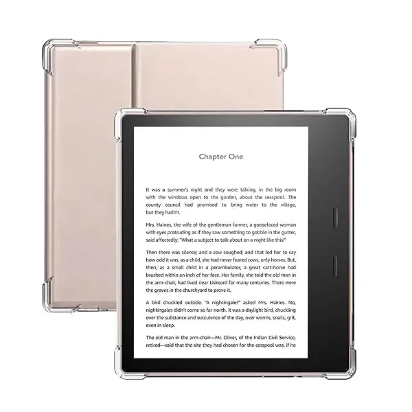 FENSIR® Case for 7" All Kindle Oasis (2019), Transparent Protective Cover with Reinforced Corners, Slim & Lightweight Design - Kindle 2019 10th[J9G29R] — Linkbiz SmartDeal's