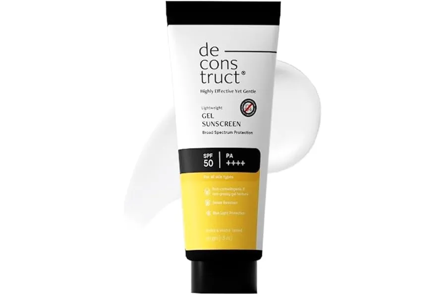 Deconstruct Gel Sunscreen for Oily skin SPF 50 PA++++ |100% Photostable Sunscreen |4 New Gen UV — Linkbiz SmartDeal's