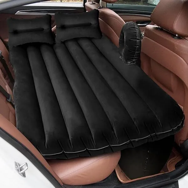 TEKCOOL Premium Car Inflatable Bed with Pump & 2 Air Pillow Universal Fit Back Seat Bed Car Inflatable Mattress Car Bed for Kids,Travel,Trip,Camping,Picnic,Pool &Beach — Linkbiz SmartDeal's