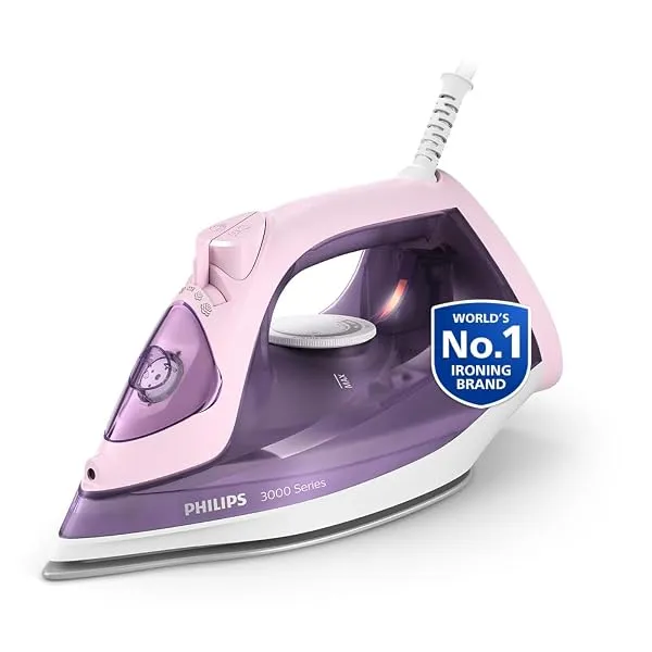Philips Speed Pro DST3020/30 Steam Iron | 2200W, 35 gm/min Steam with 160 gm Steam Boost, Ceramic Soleplate, Drip Stop Technology, 300 ml Water Tank — Linkbiz SmartDeal's