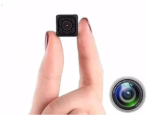 Zancia 1080P Mini Spy Camera with Low Light Vision, Portable Security, Hidden-Camera with Audio and Video Recorder for Wind Desktop Indoor Security Stand Camera (Non WiFi Camera-Bl — Linkbiz SmartDeal's
