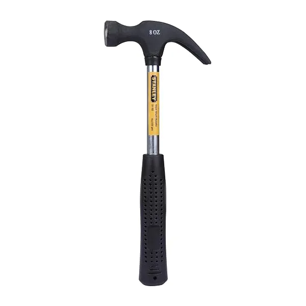 STANLEY 51-152 Claw Hammer with Steel Shaft for Masonry, Woodwork, Fittings for Home, DIY, Mechanic, Industrial & Professional Use, GREY & BLACK — Linkbiz SmartDeal's