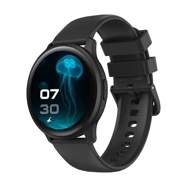 Fastrack Jupiter R3 1.38" Ultra UV Round Display with Nitro Fast Charging,Single Sync BT Calling, HRM, SPO2, Upto 5 Days Battery Life Smart Watch for Man & Woman - Black — Linkbiz SmartDeal's