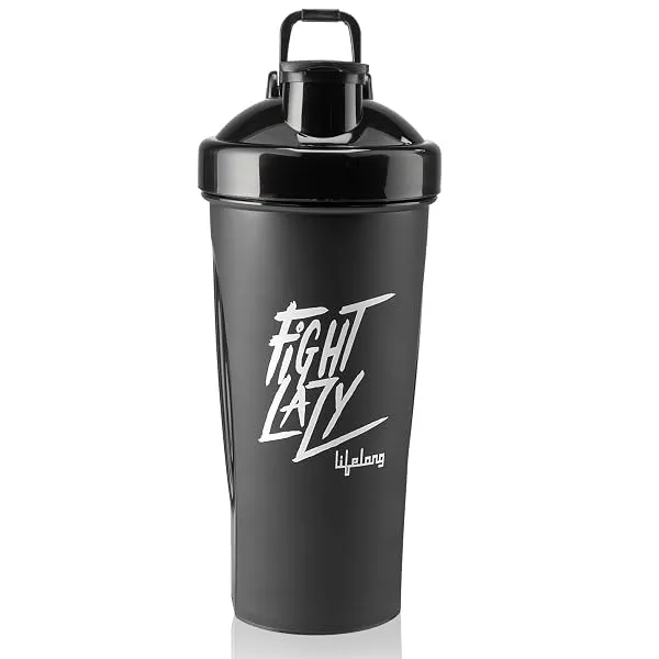 Lifelong Protein Shaker|100% Leakproof Stylish Protein Shaker Bottle|Sipper Bottle|Gym Bottle for Protein- 700ml (LLSHB04, Black) |Plastic — Linkbiz SmartDeal's