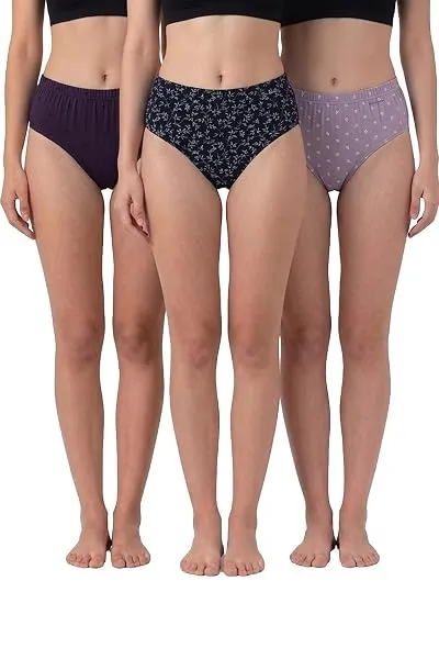 Van Heusen Women’s 100% Cotton Hipster Panty – Pack of 3 | Everyday Panty | Anti‑Bacterial Tech | Keeps you dry and Fresh | Sweat Absorbent | Inner Elastic | No‑Marks Waistband | P — Linkbiz SmartDeal's