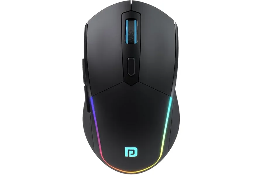 Portronics Toad One Bluetooth Mouse, Black | 2.4 GHz & BT 5.3 Dual Wireless, 6 Buttons, Recharg — Linkbiz SmartDeal's