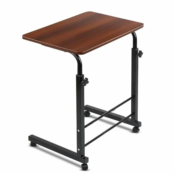 TECHNOVIBES Foldable Study Table/Bed Table/Foldable and Portable Wooden/Writing Desk for Office/Home/School (Wooden with Black Leg) — Linkbiz SmartDeal's
