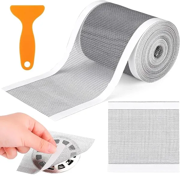Rushwak Self Adhesive Mesh Roll for Bathroom Drain Kitchen Sink Strainer Disposable Hair Catcher Shower Drain Mesh Stickers Cuttable PVC Mash Shower Drain Cover Hair Catcher for An — Linkbiz SmartDeal's