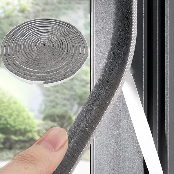 Weatherstripping Door Window Seal Strip 33 Feet, Self Adhesive Strong Adhesive, Soundproof, Draft Blocker, Dustproof, Suitable for Doors and Windows Cabinet Doors, 0.35" Width x 0. — Linkbiz SmartDeal's