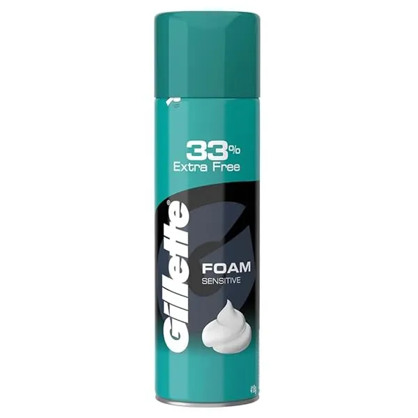 Gillette Classic Sensitive Shave Foam - 418 g (33% extra) — Linkbiz SmartDeal's