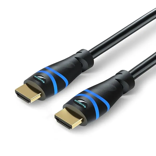 BlueRigger 8K HDMI 2.1 Cable (6FT, 8K 60Hz HDR, 4K 120Hz, High Speed 48Gbps with Ethernet, eARC, 3D, HDCP 2.3) - Compatible with PS5, Xbox, Roku, Apple TV, Switch, PC — Linkbiz SmartDeal's