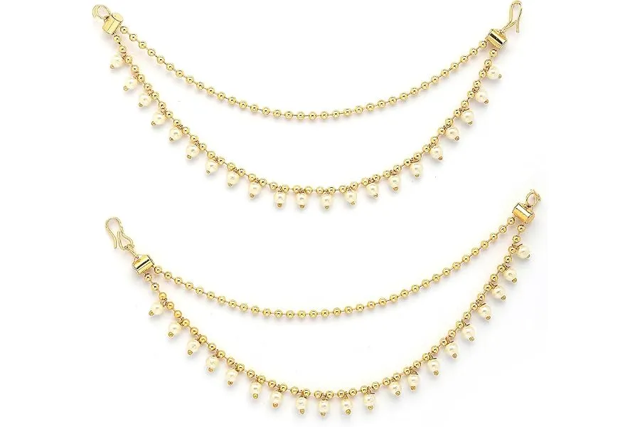 Sukkhi Indian Traditional Bewitching 18k Gold Plated Brass with Bahubali Inspired Multi Layer B — Linkbiz SmartDeal's