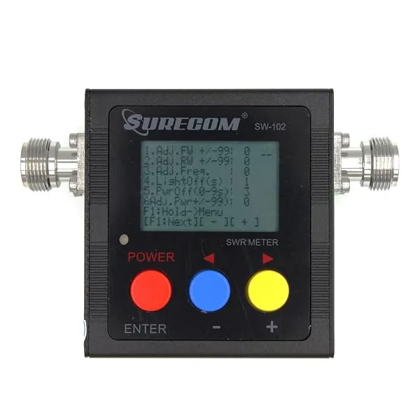 Surecom SW-102 125-525Mhz Digital VHF/UHF Antenna Power & SWR Meter+MF connector — Linkbiz SmartDeal's