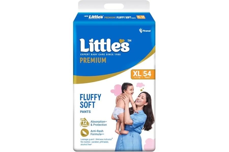 Little's Premium Baby Diapers XL Size (Extra Large) Pants Style | 12-17 kg | 54 Count | Super J — Linkbiz SmartDeal's