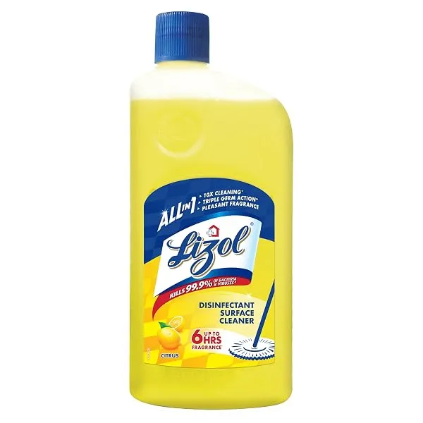 Lizol Disinfectant Surface & Floor Cleaner Liquid, Citrus - 1 Litre | Suitable for All Floor Cleaner Mops | Kills 99.9% Germs| India's #1 Floor Cleaner — Linkbiz SmartDeal's