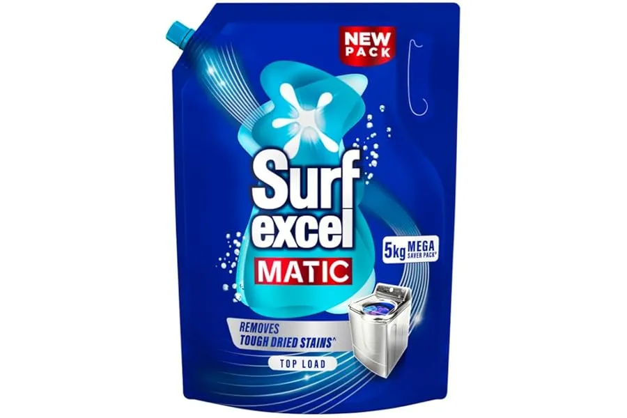 Surf Excel Matic Liquid Detergent 5 kg for Top Load | Removes tough Stains in 1st wash | Superi — Linkbiz SmartDeal's