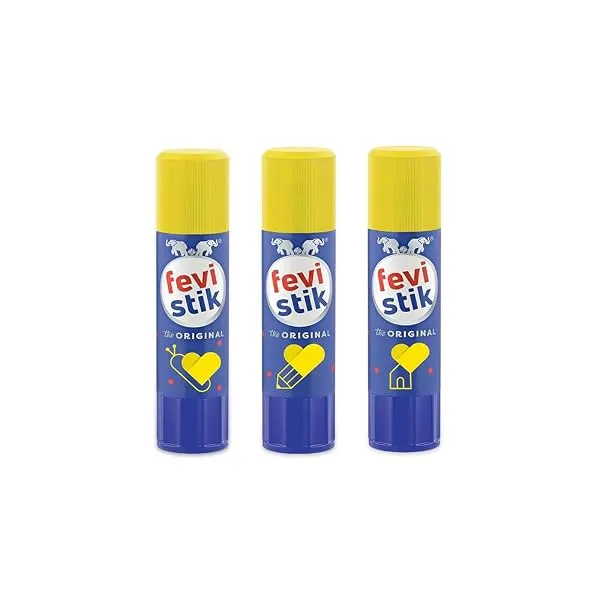 Fevistik Glue Stick 25g, Pack of 3 | Multi-Purpose Glue Stick for School Projects, Art & Craft, DIY | Suitable for School & Office Activities | Easy to Use — Linkbiz SmartDeal's