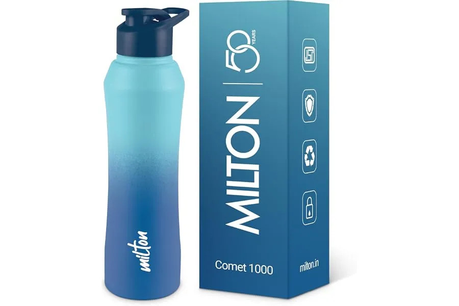 MILTON Comet 1000 ISI Certified Stainless Steel Water Bottle I Leak Proof I Rust proof I Single — Linkbiz SmartDeal's