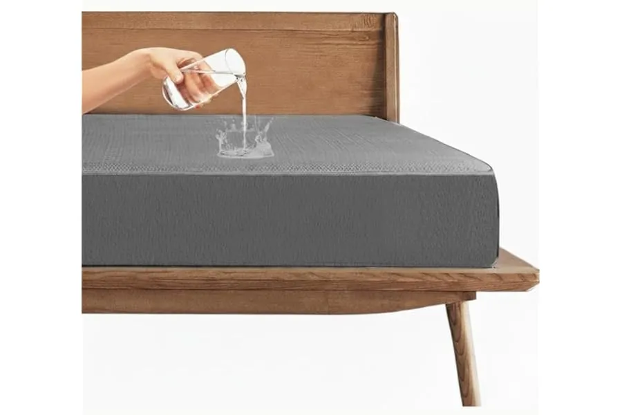 Trance 100% Waterproof Mattress Protector for Double Bed King Size 78x72 Inches | Elastic Fitte — Linkbiz SmartDeal's