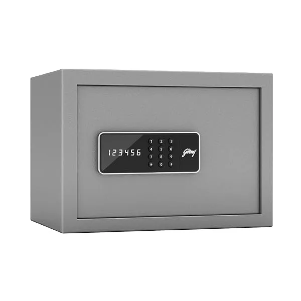 Godrej Security Solutions Forte Pro 15 Litres Digital Electronic Safe Locker for Home & Office with Motorized Locking Mechanism (Light Grey) — Linkbiz SmartDeal's