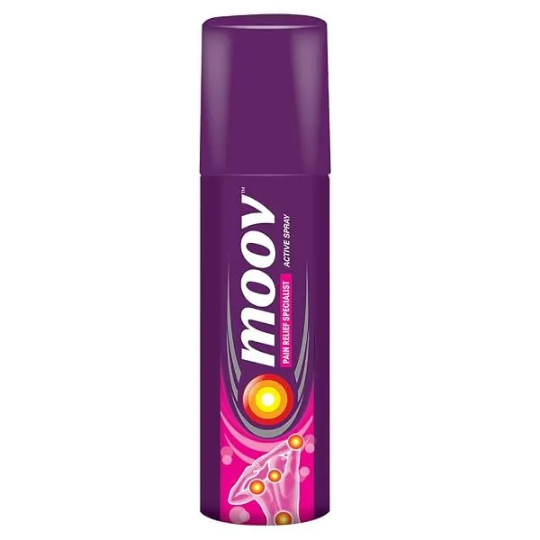 Moov Fast Pain Relief Spray - 80g | Suitable for Back Pain, Muscle Pain, Joint Pain, Knee Pain | 100% Ayurvedic Formula | Suitable for Sports & Gym related injuries — Linkbiz SmartDeal's
