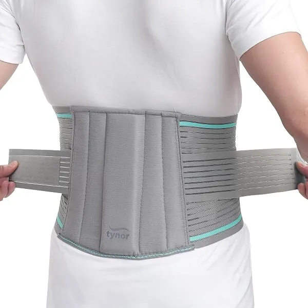 TYNOR Lumbo Sacral Belt, Grey, Large, 1 Unit — Linkbiz SmartDeal's