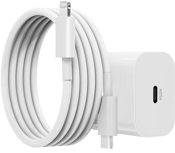 iPhone Charger Adapter 20W Lightning Cable Combo (MFi-Certified) Compatible with iPhone 14/14Plus/14Pro/14 Pro max13/13 Pro/13 Pro max/12/12 Pro/11/X/X — Linkbiz SmartDeal's