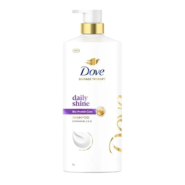 Dove Daily Shine Shampoo 1 L|| For Damaged or Frizzy Hair|| Makes Hair Soft|| Shiny And Smooth - Mild Daily Shampoo for Men & Women — Linkbiz SmartDeal's