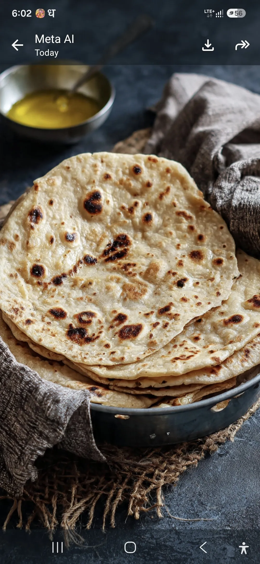 Butter Tawa Roti