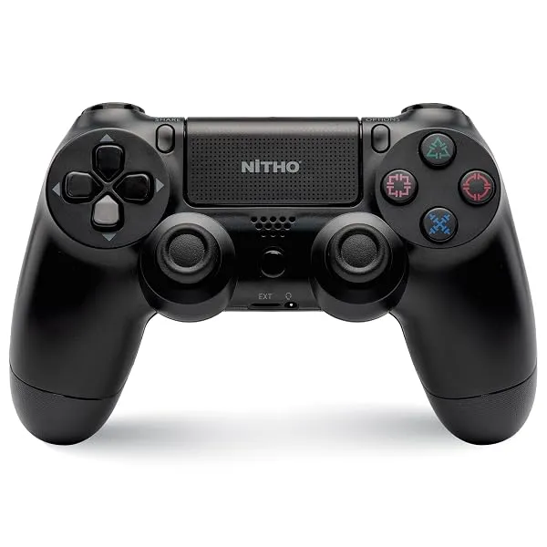 NiTHO PADMATE Wireless Gamepad Controller for PS4, PC, PS3, Steam Deck, PS5 (only play with PS4 games) | Gaming Joystick with Touchpad, 6-Axis Motion Sensor, Dual Vibration, Analog — Linkbiz SmartDeal's
