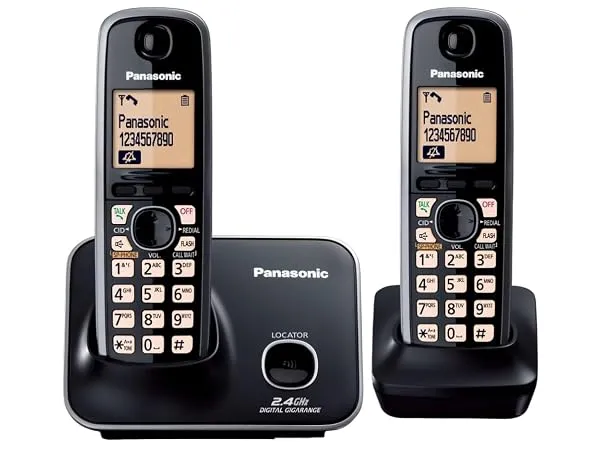 Panasonic Single Line 2.4GHz KX-TG3712SXB Digital Cordless Telephone (Black) — Linkbiz SmartDeal's