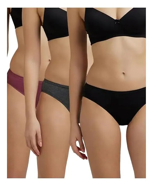 Jockey 1410 Women Combed Cotton Bikini(Pack of 3, Colors & Prints May Vary) — Linkbiz SmartDeal's