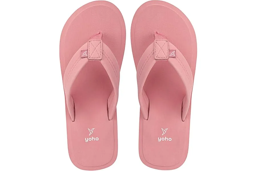 YOHO Women Black soft slippers | Comfortable and Stylish flip flop | Chappal for Woman in excit — Linkbiz SmartDeal's