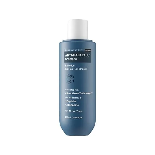 Bare Anatomy Anti-Hair Fall Shampoo | Provides 5x Hair Fall Control | pH 4.6 | Adenosine & Peptides | Strengthens Weak Roots & Reduces Breakage | Sulphate & Paraben Free | Unisex | — Linkbiz SmartDeal's