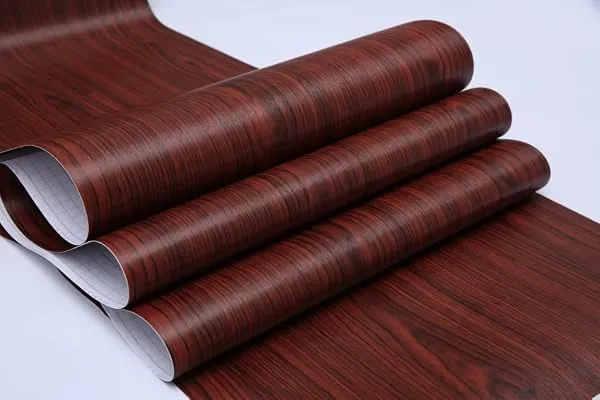 ELTON DIY Wall Paper/Wall Sticker Self Adhesive Wooden Highlighter Elegant Living Room Bed Room Decoration Interior Exterior Easily Removable Furniture Make Over Cherry Teak(45x300 — Linkbiz SmartDeal's