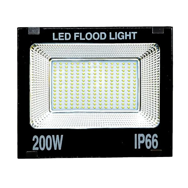 Gesto 200W LED Flood Light Outdoor Waterproof - IP66 With 120° Wide Beam | Aluminium Halogen Light, Focus Light for Factory, Garage, Parking (Cool White) - Pack of 1 — Linkbiz SmartDeal's