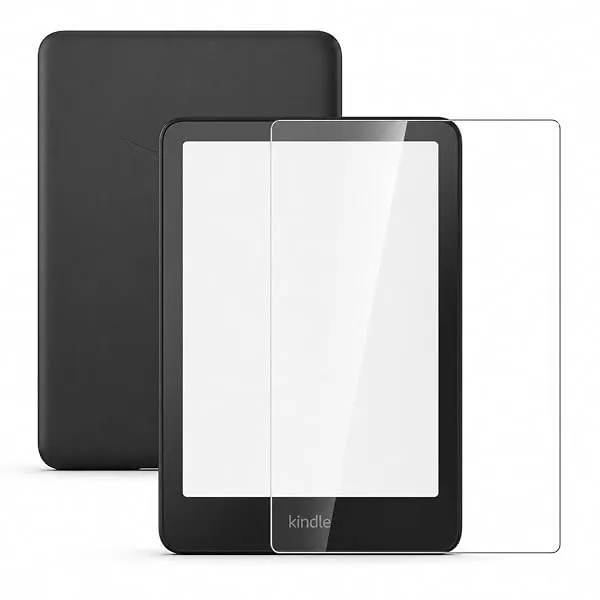 SimEnt Screen Protector Compatible with Amazon Kindle Paperwhite, 12th Generation | Unbreakable 9H Hardness, Transparent- Front (Matte, Full Size) — Linkbiz SmartDeal's
