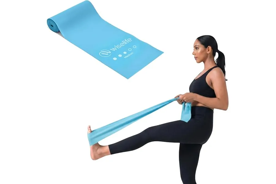 Wiselife Professional Latex Resistance Thera Band 100% Natural Latex Resistance Band | for Warm — Linkbiz SmartDeal's