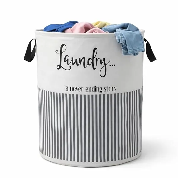 BB BACKBENCHERS Laundry Bag/Laundry Basket/Clothes Storage Box/Storage Basket/Storage Bag, 48L (Grey) — Linkbiz SmartDeal's