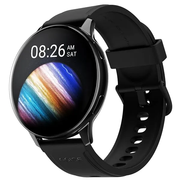 Noise Vortex Plus 1.46" AMOLED Display, AoD, BT Calling, Sleek Metal Finish, 7 Days Battery Life, All New OS with 100+ Watch Faces & Health Suite (Black) — Linkbiz SmartDeal's