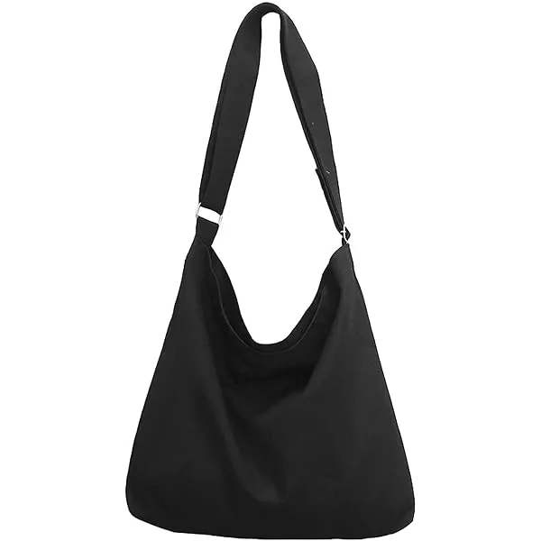 Lify Women's Retro Large Size Canvas Shoulder Bag Hobo Crossbody Handbag Casual Tote - 1 Piece — Linkbiz SmartDeal's