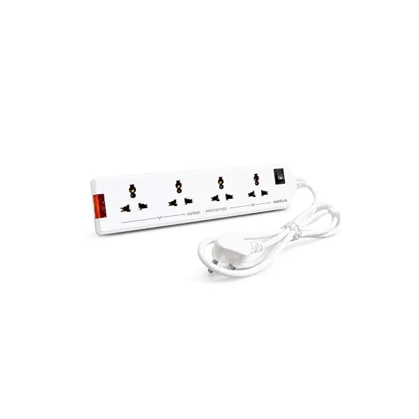 Havells 4 Way Extension Board With Surge & Spike Protection|For Power Requirements Up To 1440W |1.5 Mtr ISI Certified Copper Wire| LED Indicator | Rating -6A, 240V | Home & Office — Linkbiz SmartDeal's
