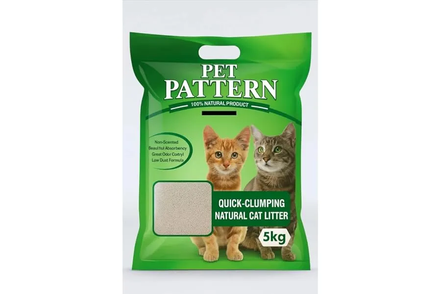 Pet Pattern Quick Clumping Natural Cat Litter with Benefits of Non Scented, Excellent Absorbenc — Linkbiz SmartDeal's